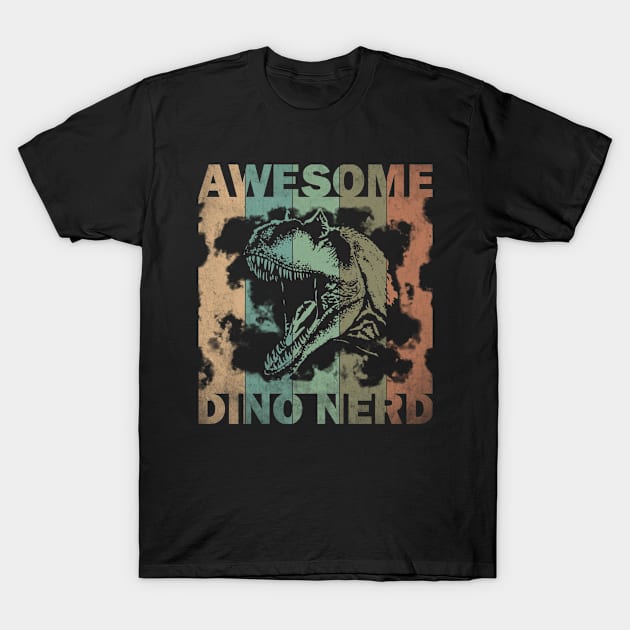 Awesome Dino Nerd Vintage T-Shirt by Adult LGBTQ+ and Sexy Stuff